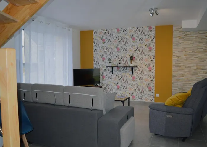 Les Embruns, Maison Neuve Pres Des Plages * أسنل